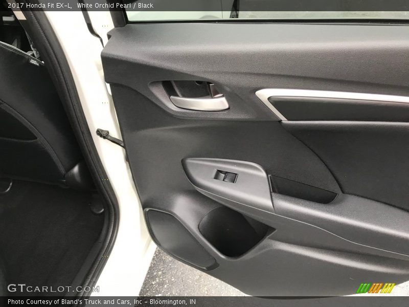 White Orchid Pearl / Black 2017 Honda Fit EX-L
