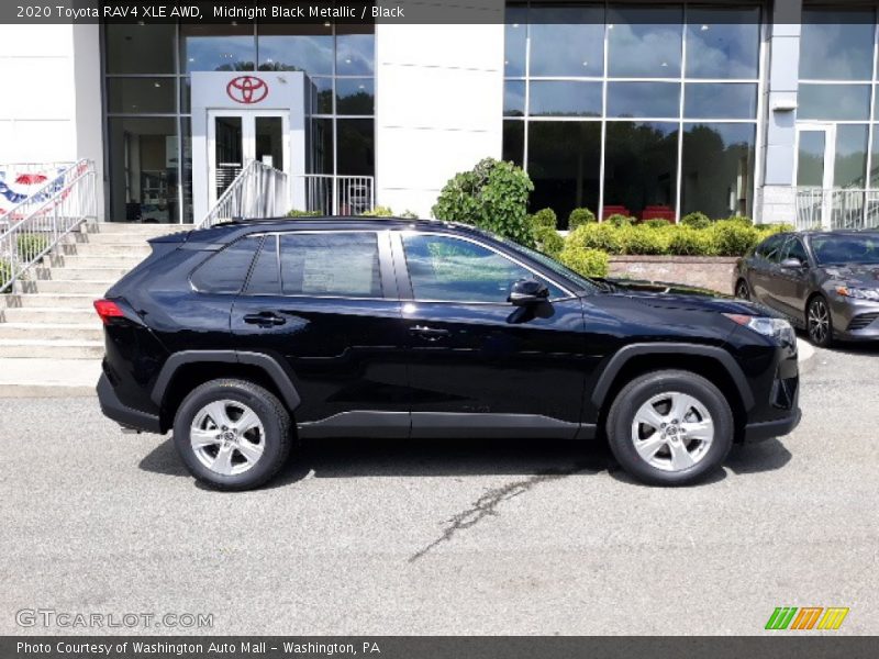 Midnight Black Metallic / Black 2020 Toyota RAV4 XLE AWD
