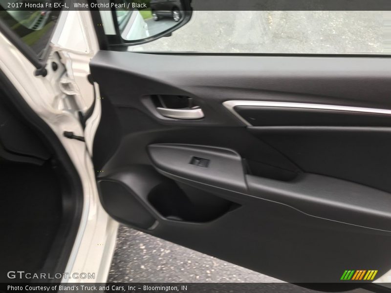 White Orchid Pearl / Black 2017 Honda Fit EX-L