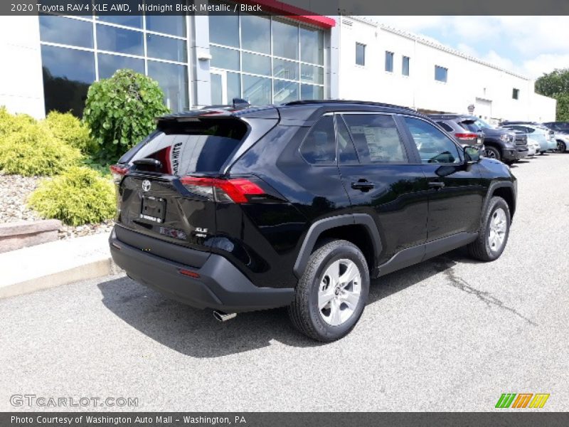 Midnight Black Metallic / Black 2020 Toyota RAV4 XLE AWD