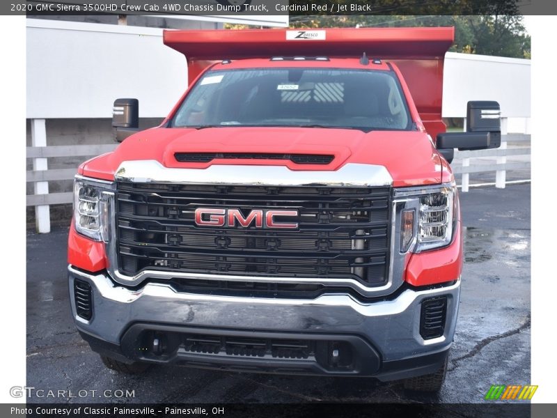 Cardinal Red / Jet Black 2020 GMC Sierra 3500HD Crew Cab 4WD Chassis Dump Truck
