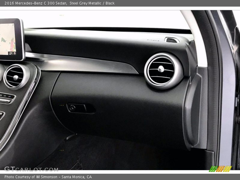 Steel Grey Metallic / Black 2016 Mercedes-Benz C 300 Sedan