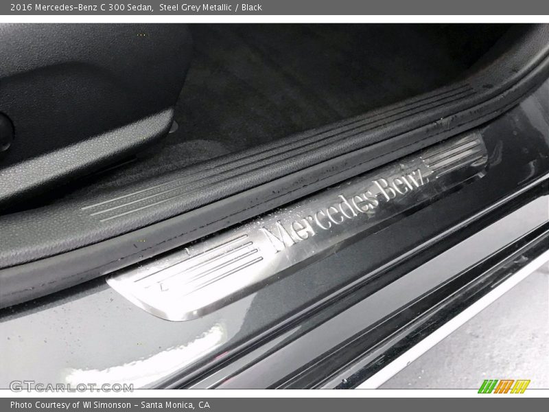 Steel Grey Metallic / Black 2016 Mercedes-Benz C 300 Sedan