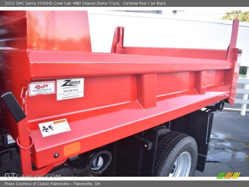 Cardinal Red / Jet Black 2020 GMC Sierra 3500HD Crew Cab 4WD Chassis Dump Truck