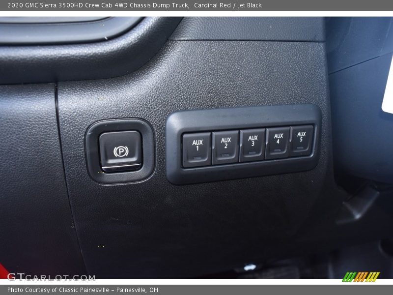 Controls of 2020 Sierra 3500HD Crew Cab 4WD Chassis Dump Truck