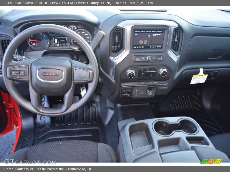 Dashboard of 2020 Sierra 3500HD Crew Cab 4WD Chassis Dump Truck