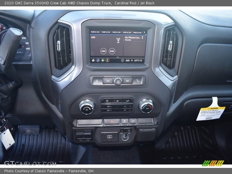 Controls of 2020 Sierra 3500HD Crew Cab 4WD Chassis Dump Truck