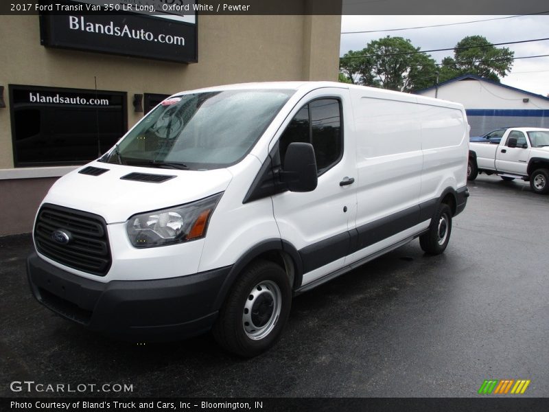 Oxford White / Pewter 2017 Ford Transit Van 350 LR Long