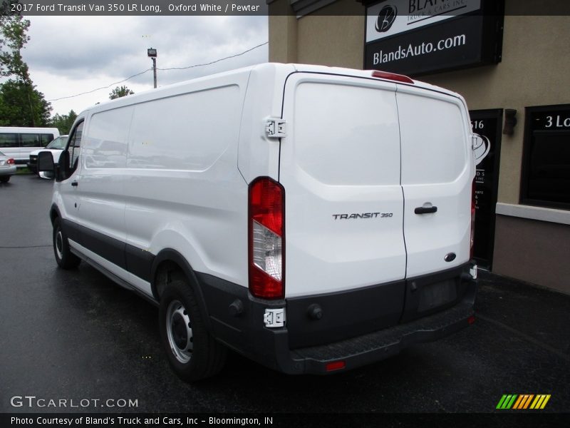 Oxford White / Pewter 2017 Ford Transit Van 350 LR Long