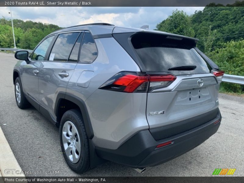 Silver Sky Metallic / Black 2020 Toyota RAV4 LE