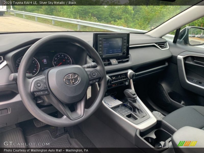 Silver Sky Metallic / Black 2020 Toyota RAV4 LE