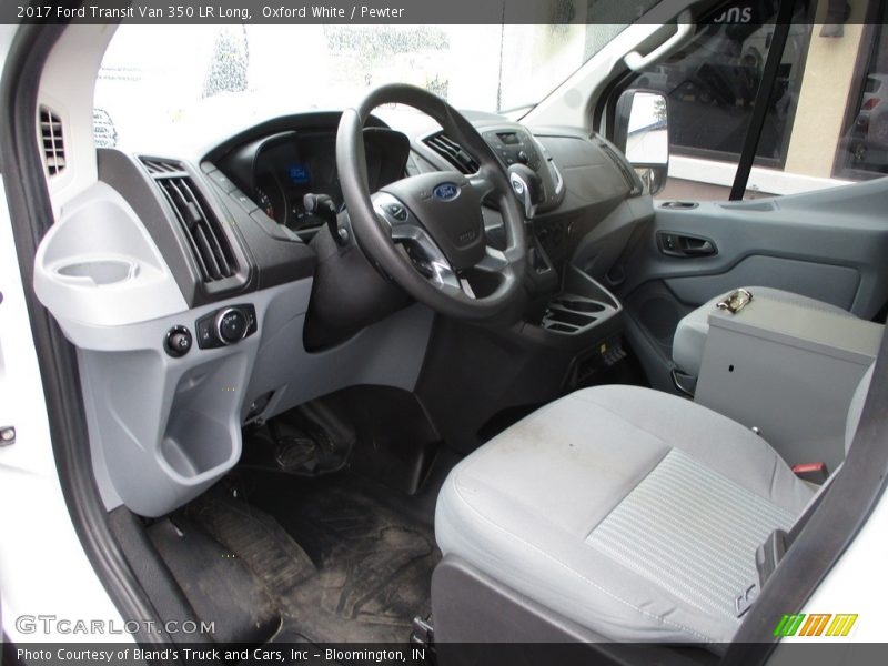 Oxford White / Pewter 2017 Ford Transit Van 350 LR Long