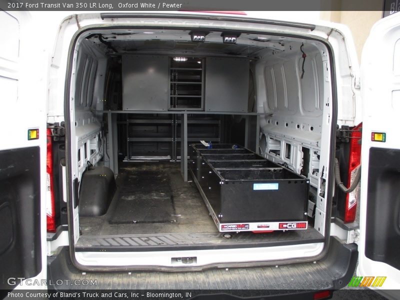 Oxford White / Pewter 2017 Ford Transit Van 350 LR Long