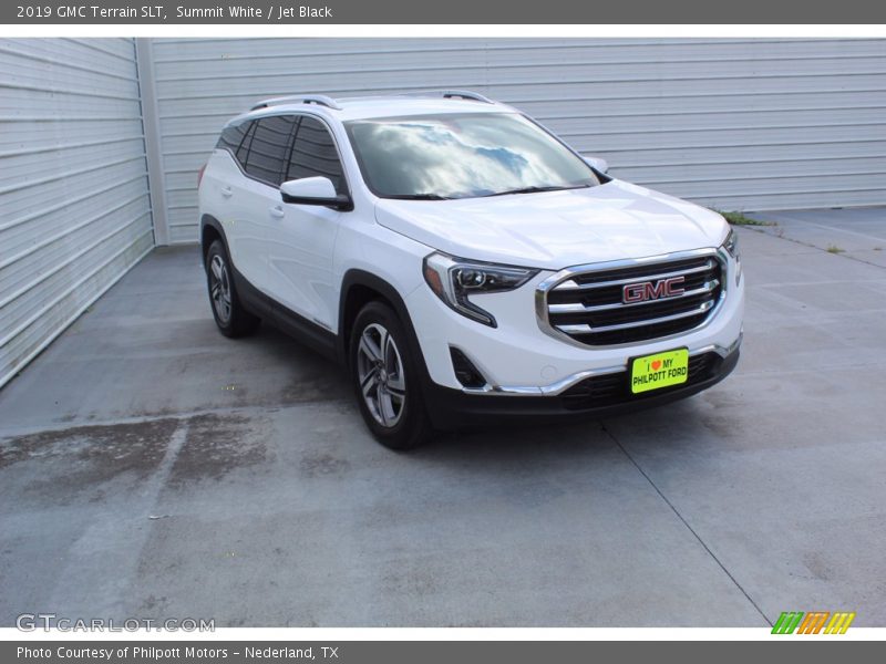 Summit White / Jet Black 2019 GMC Terrain SLT