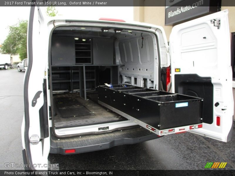 Oxford White / Pewter 2017 Ford Transit Van 350 LR Long