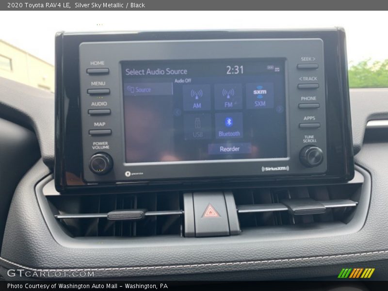 Silver Sky Metallic / Black 2020 Toyota RAV4 LE