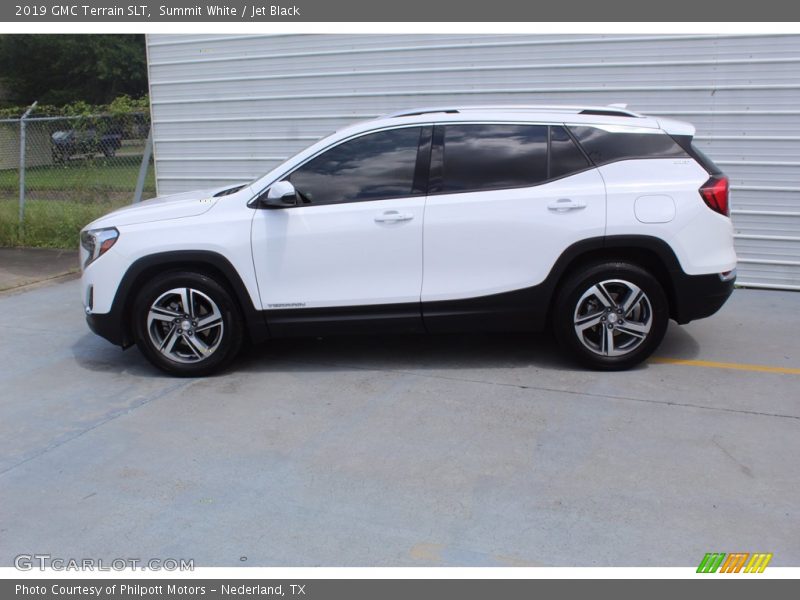 Summit White / Jet Black 2019 GMC Terrain SLT