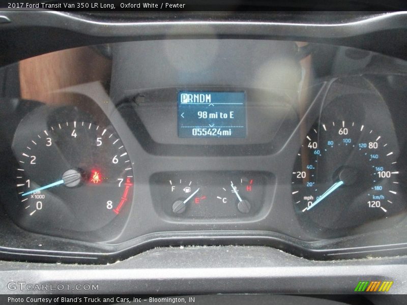 Oxford White / Pewter 2017 Ford Transit Van 350 LR Long