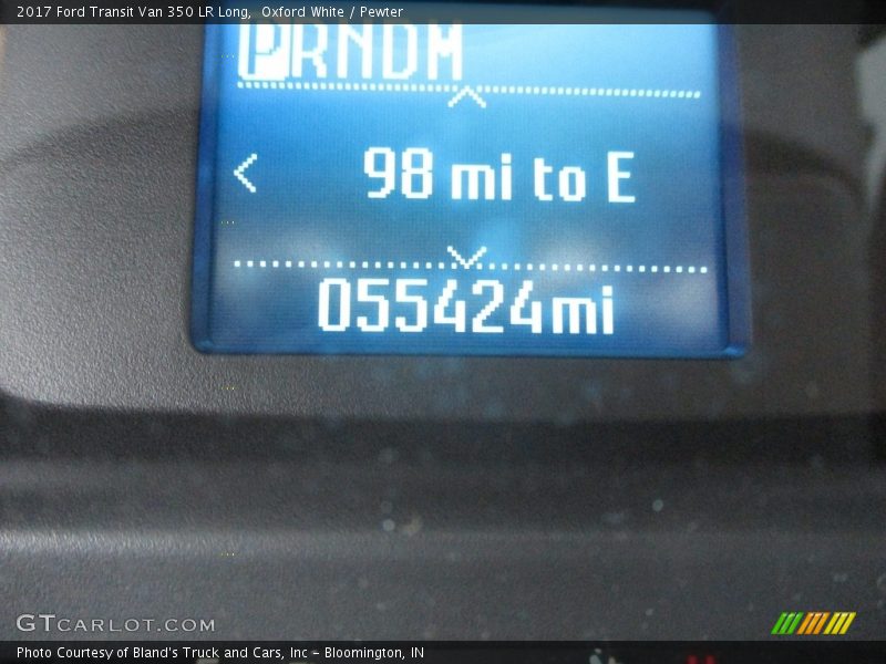 Oxford White / Pewter 2017 Ford Transit Van 350 LR Long