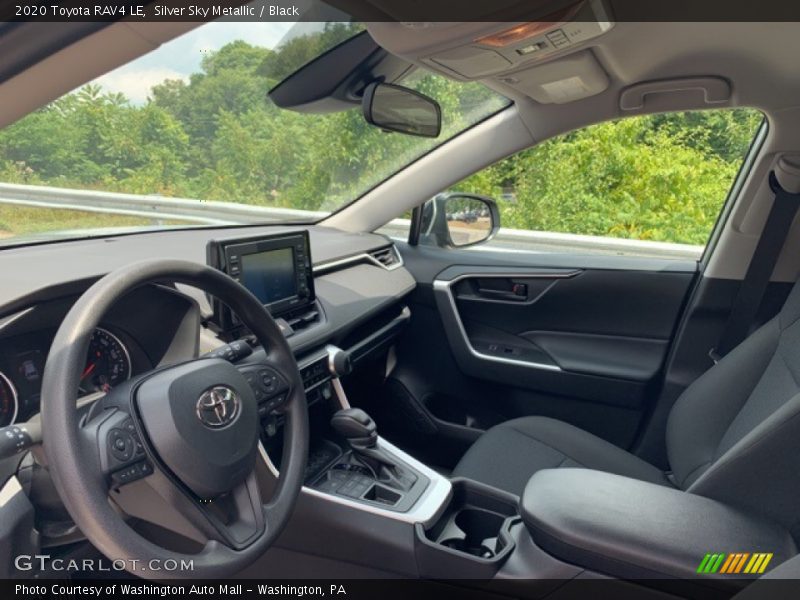 Silver Sky Metallic / Black 2020 Toyota RAV4 LE