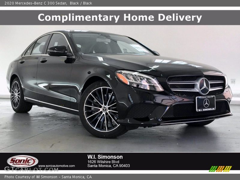 Black / Black 2020 Mercedes-Benz C 300 Sedan