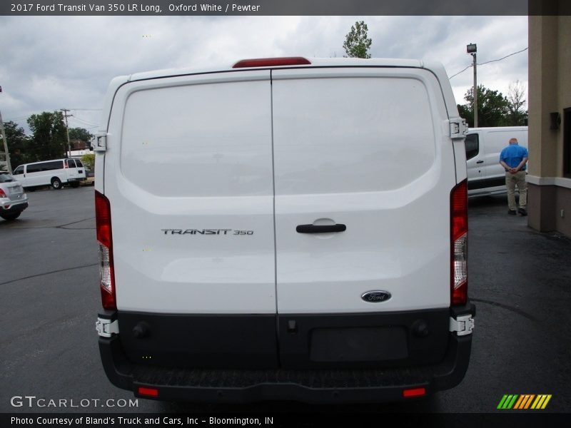 Oxford White / Pewter 2017 Ford Transit Van 350 LR Long