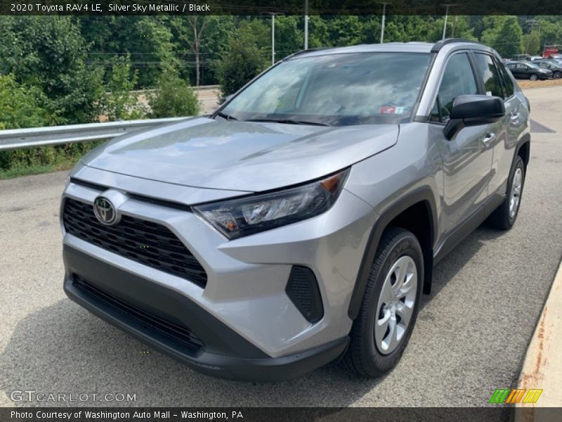 Silver Sky Metallic / Black 2020 Toyota RAV4 LE