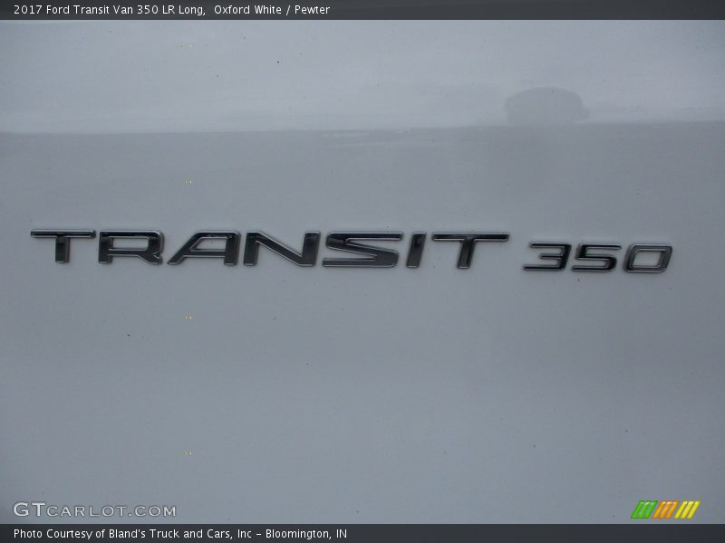 Oxford White / Pewter 2017 Ford Transit Van 350 LR Long