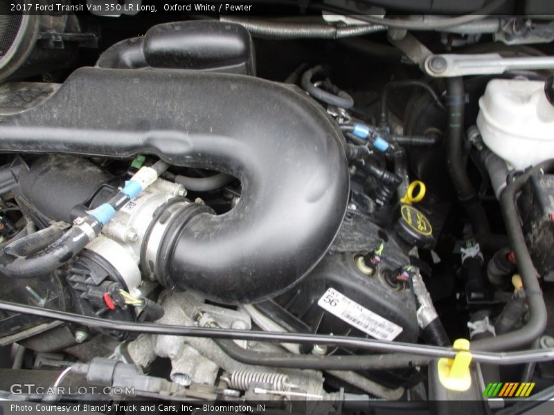 Oxford White / Pewter 2017 Ford Transit Van 350 LR Long