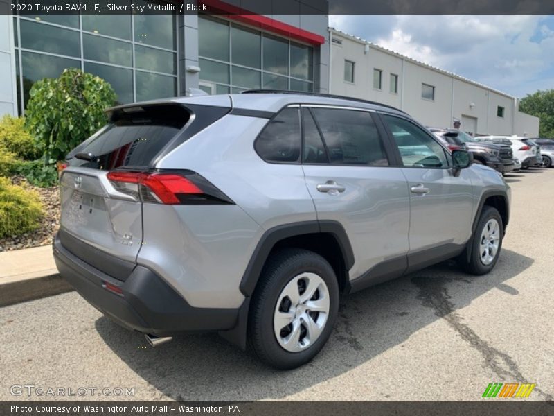 Silver Sky Metallic / Black 2020 Toyota RAV4 LE