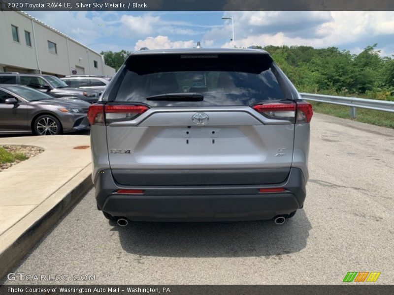 Silver Sky Metallic / Black 2020 Toyota RAV4 LE