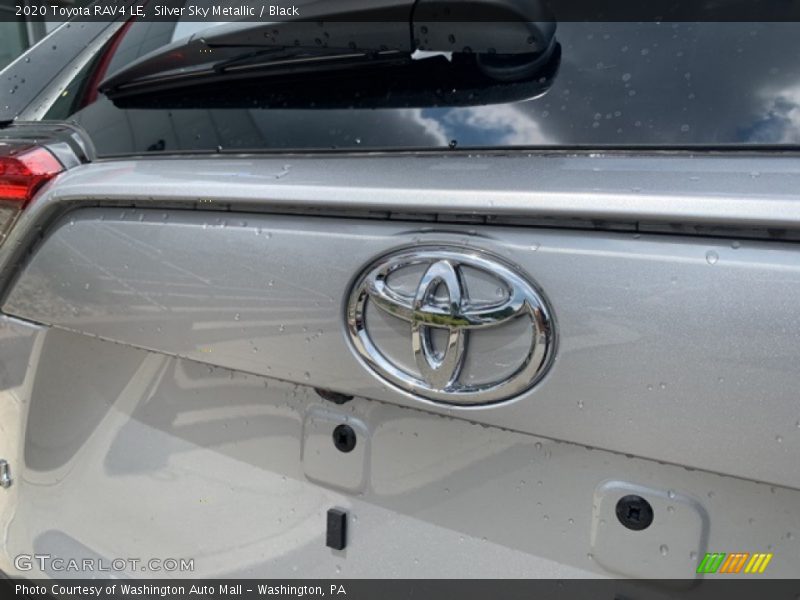 Silver Sky Metallic / Black 2020 Toyota RAV4 LE
