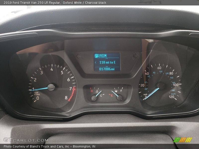 Oxford White / Charcoal black 2019 Ford Transit Van 250 LR Regular