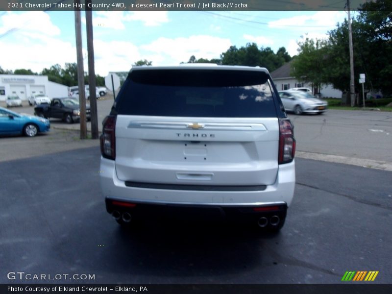 Iridescent Pearl Tricoat / Jet Black/Mocha 2021 Chevrolet Tahoe High Country 4WD