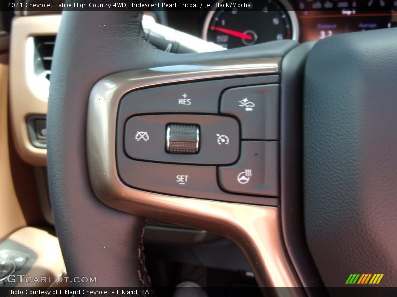 Iridescent Pearl Tricoat / Jet Black/Mocha 2021 Chevrolet Tahoe High Country 4WD