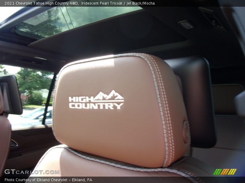Iridescent Pearl Tricoat / Jet Black/Mocha 2021 Chevrolet Tahoe High Country 4WD