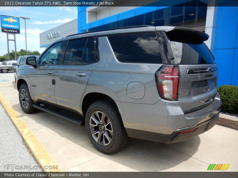 Satin Steel Metallic / Jet Black 2021 Chevrolet Tahoe Z71 4WD