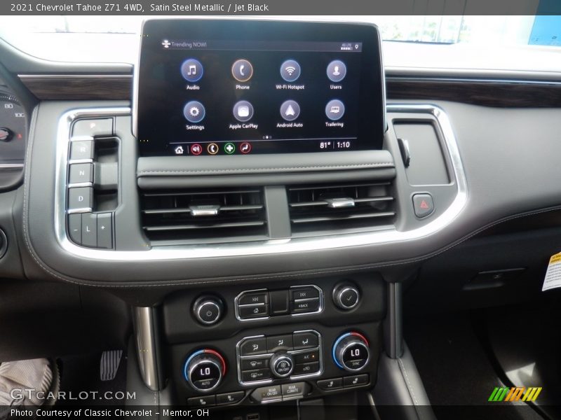 Controls of 2021 Tahoe Z71 4WD