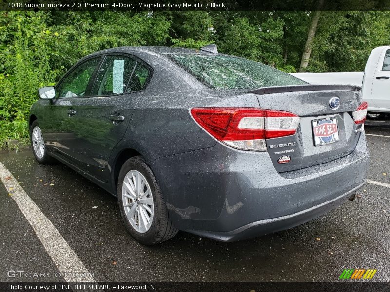 Magnetite Gray Metallic / Black 2018 Subaru Impreza 2.0i Premium 4-Door