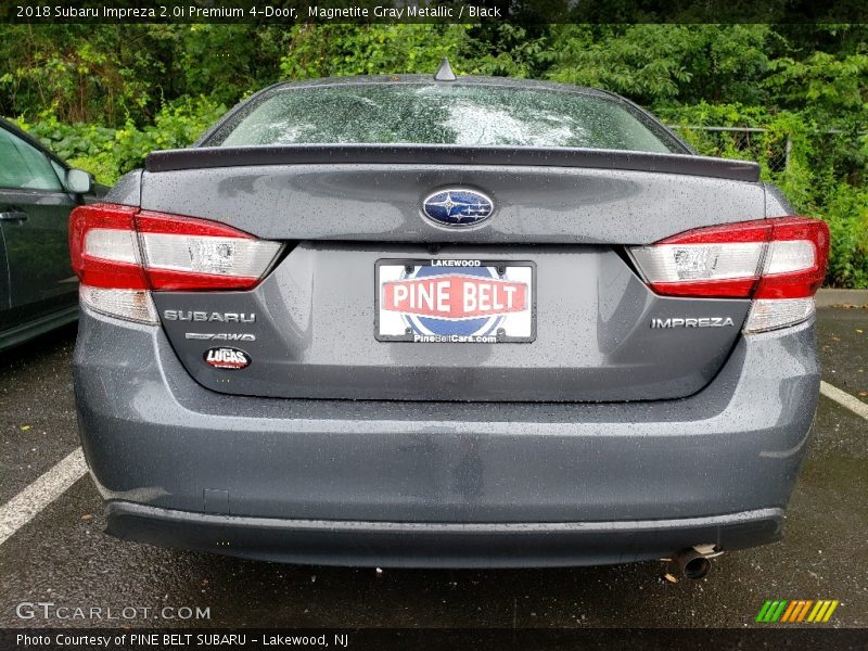 Magnetite Gray Metallic / Black 2018 Subaru Impreza 2.0i Premium 4-Door