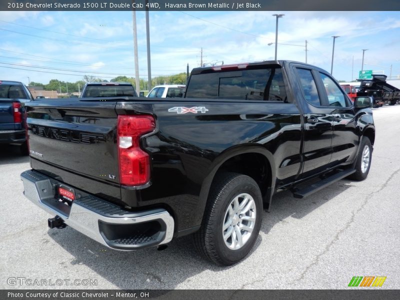 Havana Brown Metallic / Jet Black 2019 Chevrolet Silverado 1500 LT Double Cab 4WD
