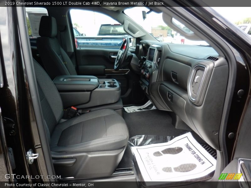 Havana Brown Metallic / Jet Black 2019 Chevrolet Silverado 1500 LT Double Cab 4WD