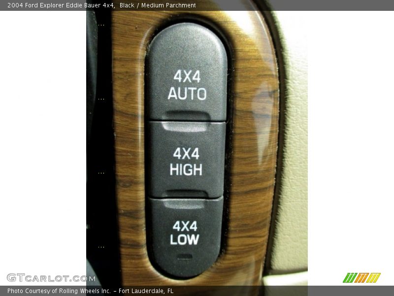 Black / Medium Parchment 2004 Ford Explorer Eddie Bauer 4x4