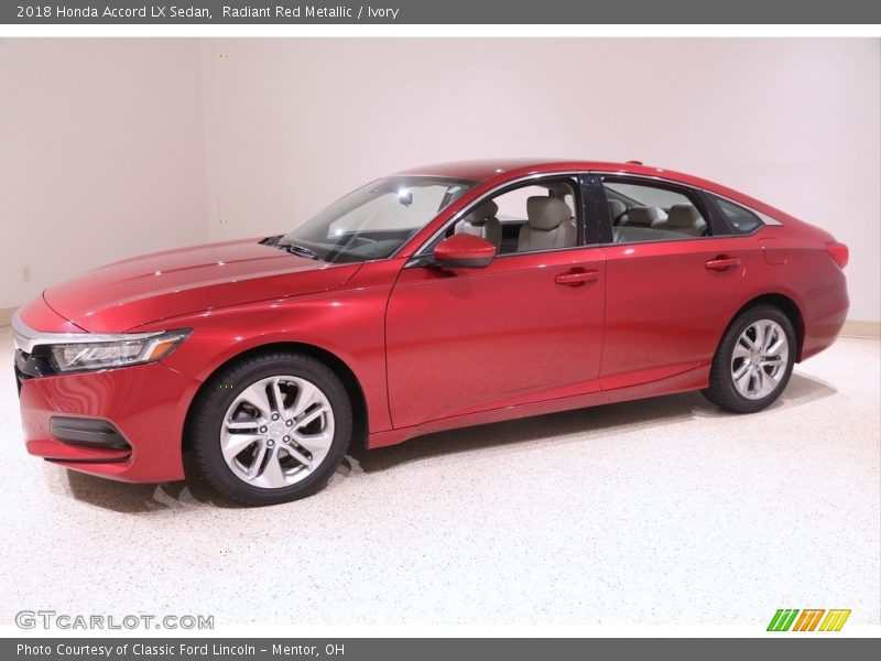 Radiant Red Metallic / Ivory 2018 Honda Accord LX Sedan