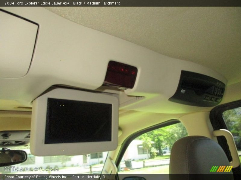 Black / Medium Parchment 2004 Ford Explorer Eddie Bauer 4x4