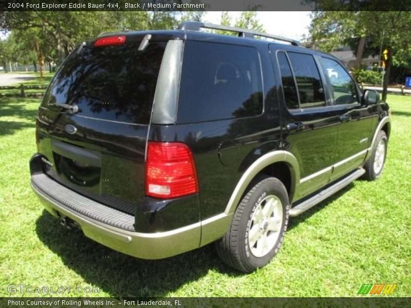 Black / Medium Parchment 2004 Ford Explorer Eddie Bauer 4x4