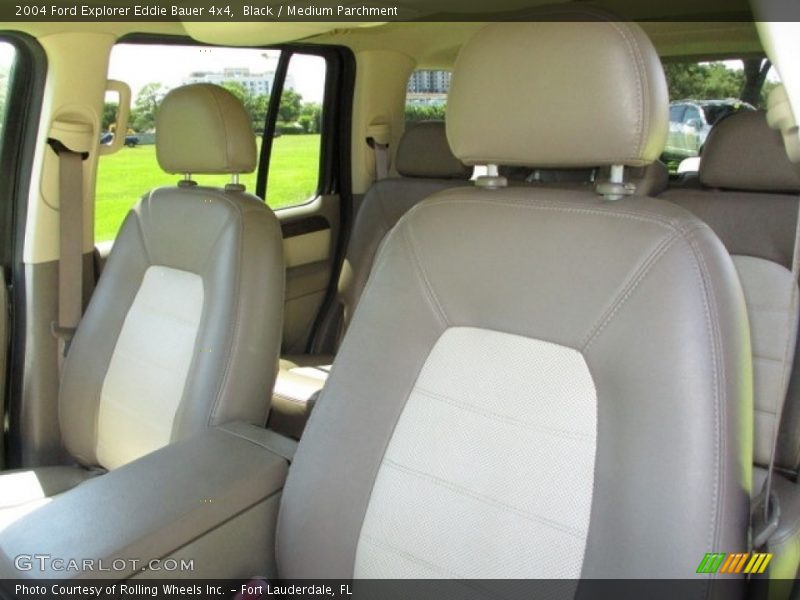 Black / Medium Parchment 2004 Ford Explorer Eddie Bauer 4x4