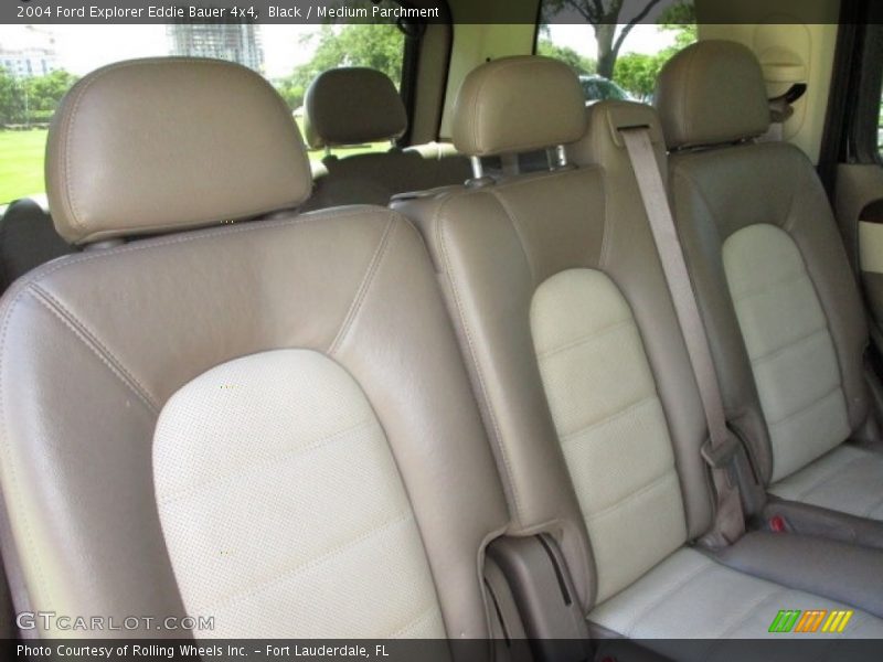 Black / Medium Parchment 2004 Ford Explorer Eddie Bauer 4x4