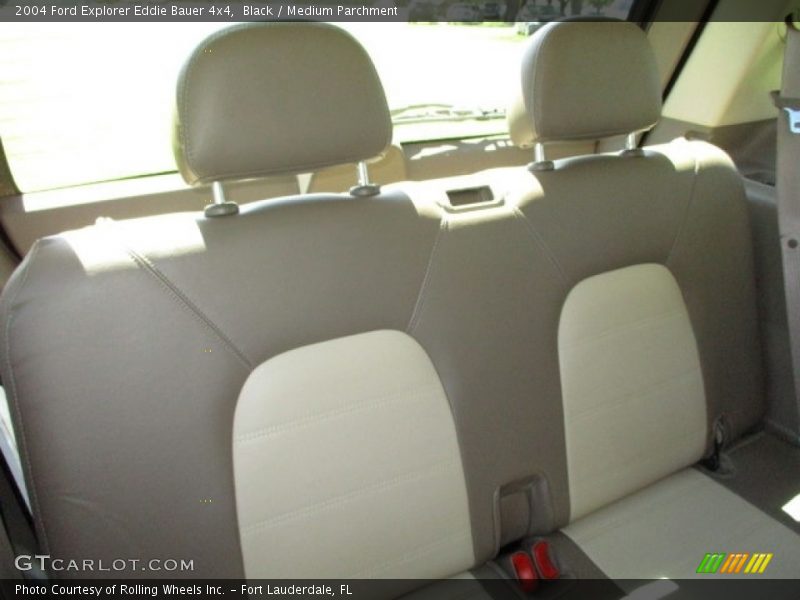 Black / Medium Parchment 2004 Ford Explorer Eddie Bauer 4x4
