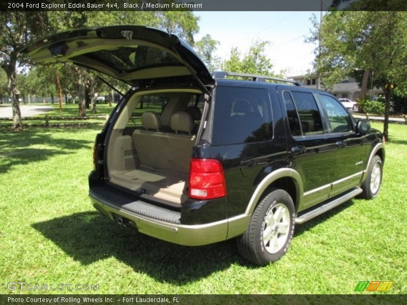 Black / Medium Parchment 2004 Ford Explorer Eddie Bauer 4x4